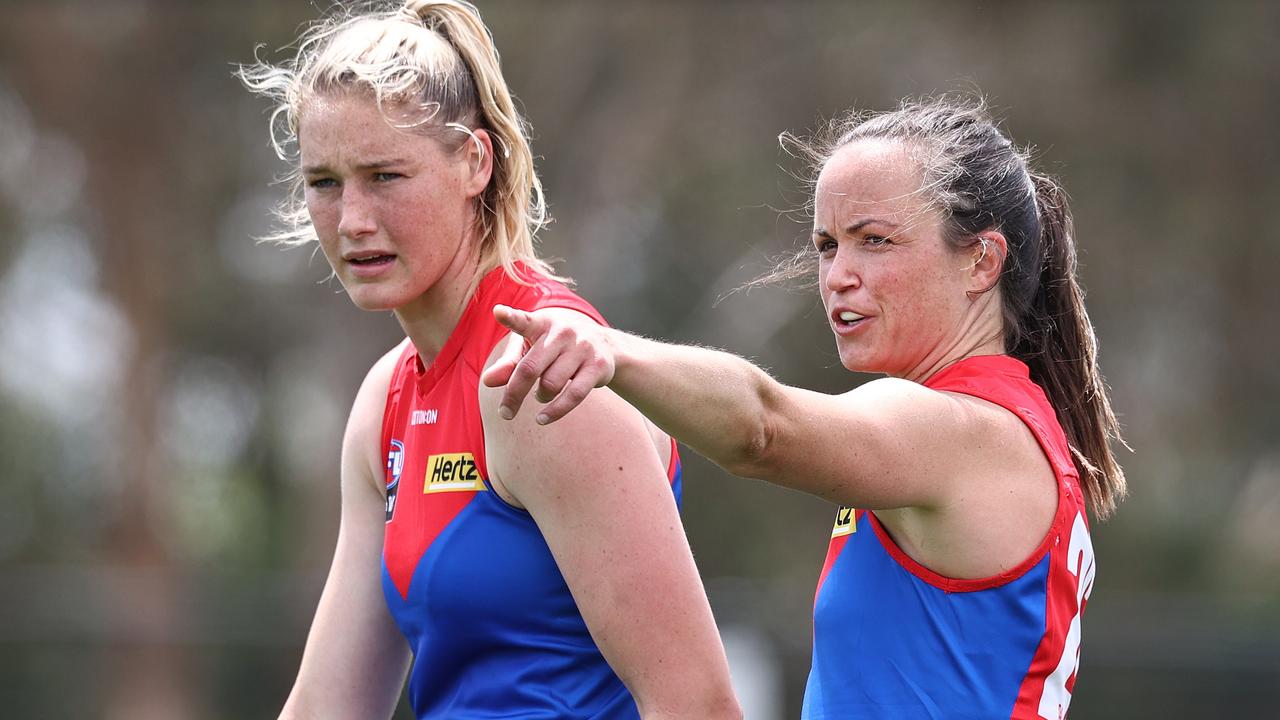 Pearce will join new Demon Tayla Harris in the forwardline in 2022. Picture: Michael Klein.