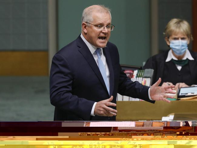 Prime Minister Scott Morrison. Picture: Sean Davey