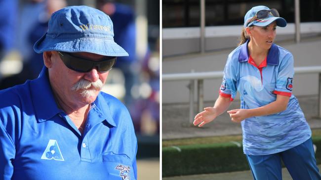 (L-R) Peter Taylor and Sarah Boddington will be at the State Championships, Wollongong, 2023. Pictures: Bowls NSW