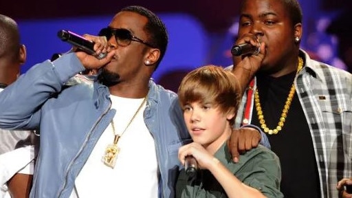 Diddy with a young Justin Bieber. Picture: Getty Images