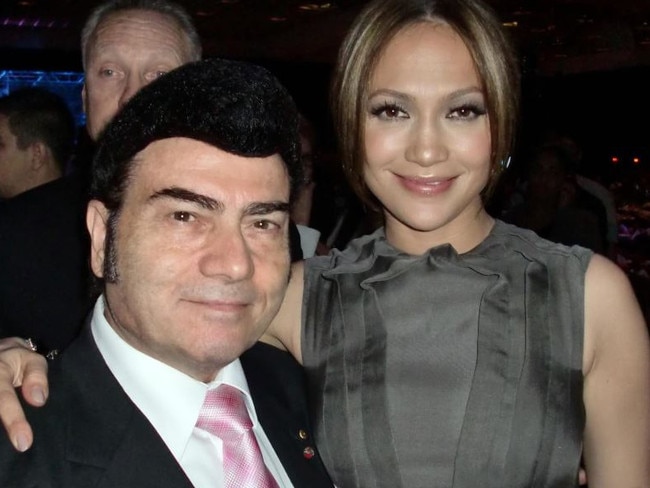 Roy Mustaca with actor and singer Jennifer Lopez. Picture: @roymustaca, Facebook.