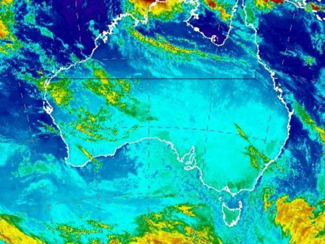 Prepare to shiver as a coldfront bites across parts of south and eastern Australia. Picture: Bureau of Meteorology