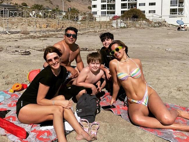 Lopez and Esterling share daughter Rae, 21, and sons Enzo, 14, and Lucas, 8. Picture: Instagram