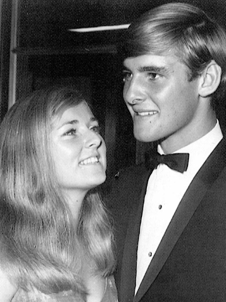 A young Lynette Simms with her future husband, Chris Dawson.