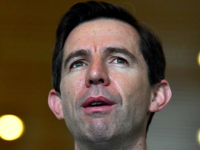 Minister for Education Simon Birmingham has circulated a number of options to the Greens and to others. Picture: AAP