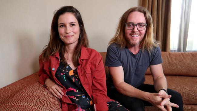 ‘A nice challenge’: Missy Higgins with Tim Minchin. Picture: David Geraghty