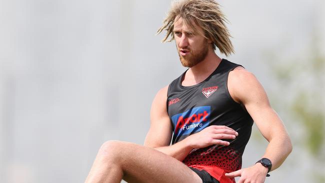 Heppell set the example by returning early to training. Pic: Michael Klein