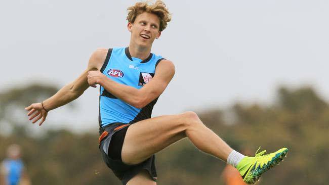 Lachie Whitfield at GWS Giants training. Picture: Mark Evans