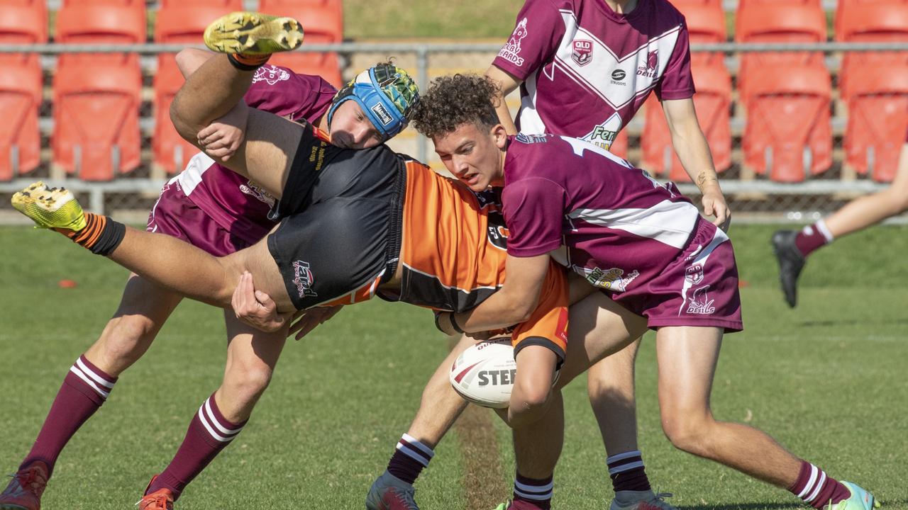 Dane Nilsson for Souths. Picture: Nev Madsen