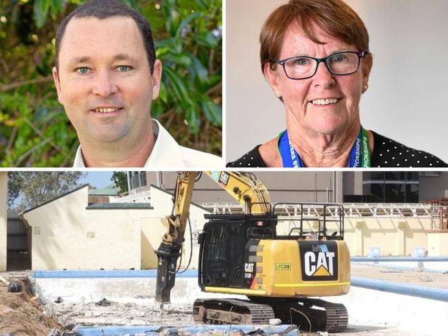 The thorny issue of the Anzac Pool demolition has arisen again with social media posts from a councillor sparking outrage among heritage advocates.