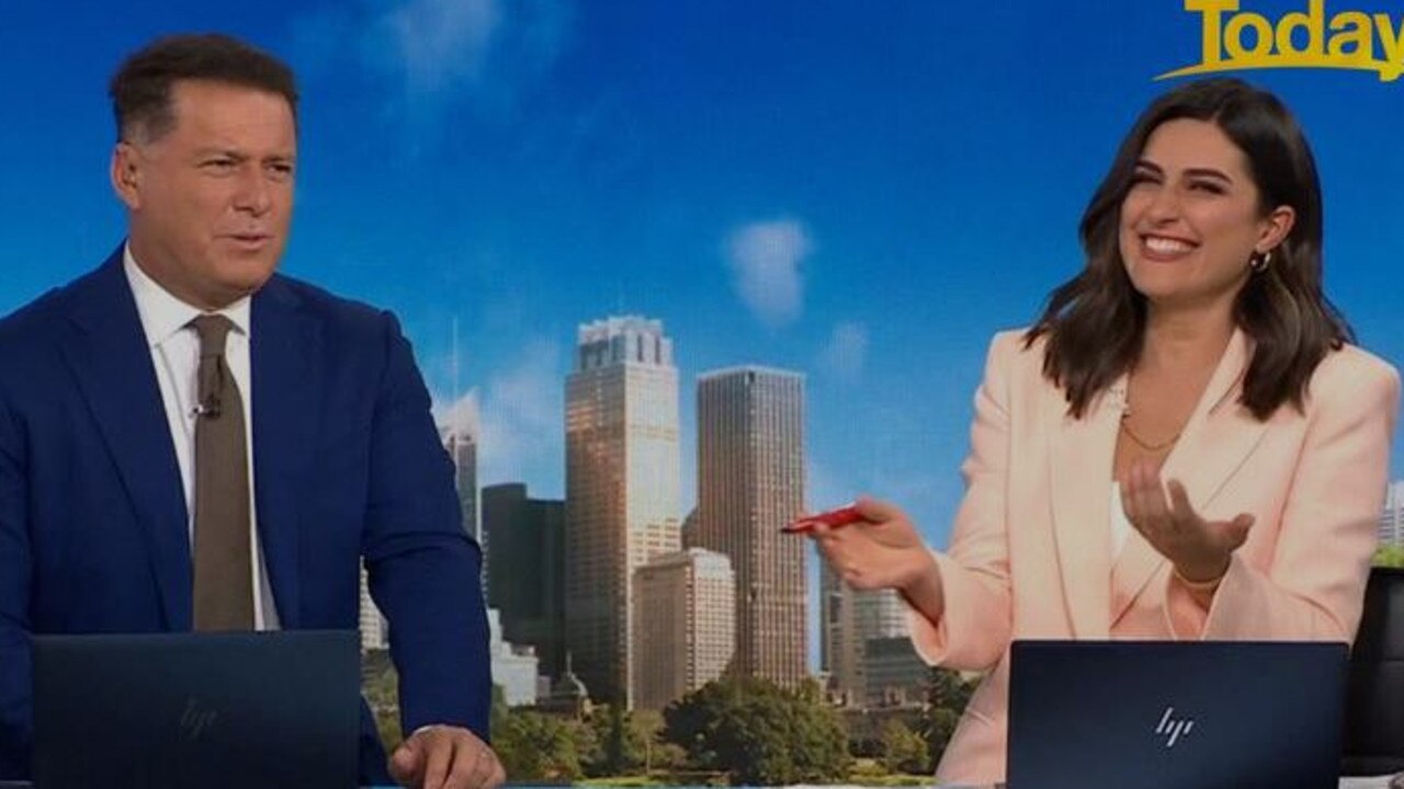 Karl Stefanovic and Sarah Abo host Nine’s Today show.