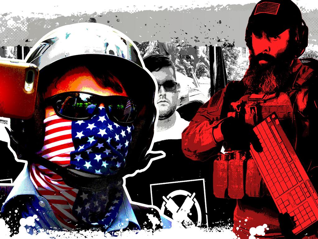 Across the US, extremist groups are going mainstream. Picture: Supplied