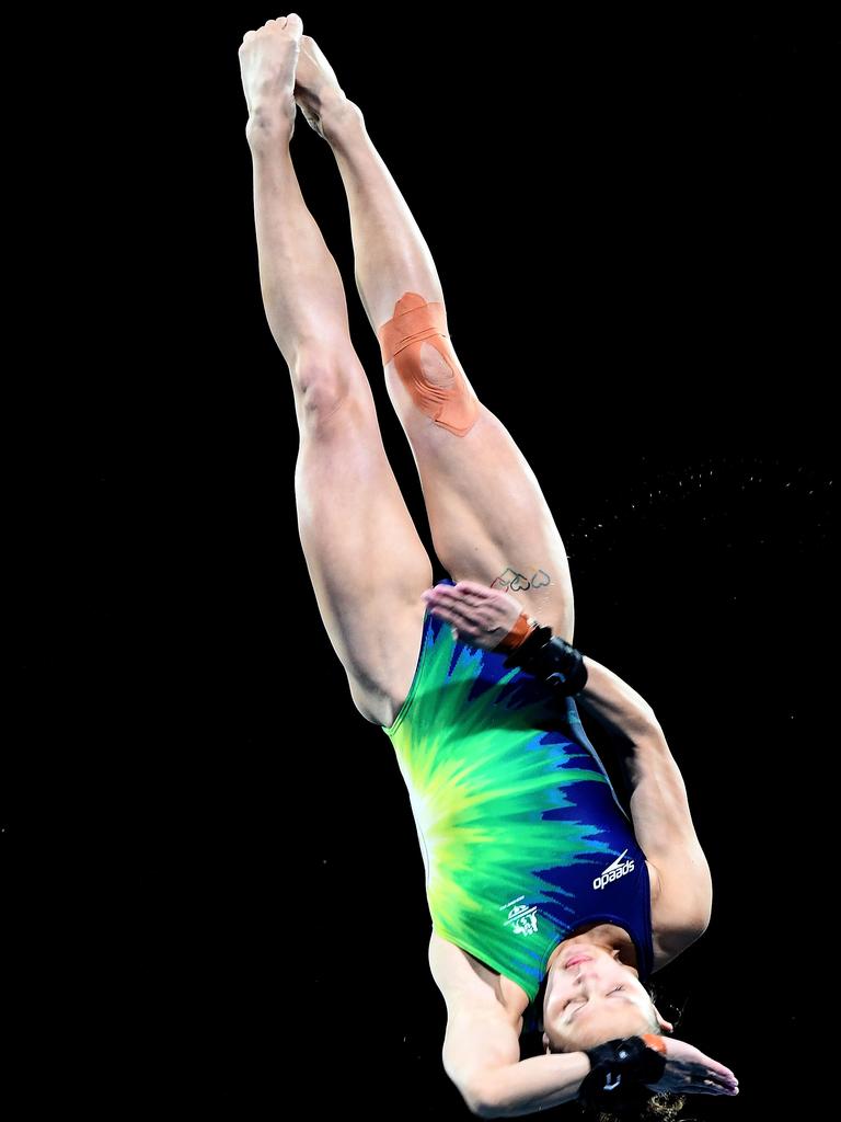 Melissa Wu competing in the 2018 Commonwealth Games. Picture: Quinn Rooney/Getty