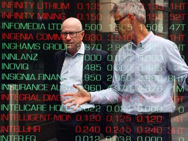 SYDNEY, AUSTRALIA - NewsWire Photos - APRIL 18 2023 - A general view of people walking past the ASX in Central Sydney. Picture NCA NewsWire / Gaye Gerard