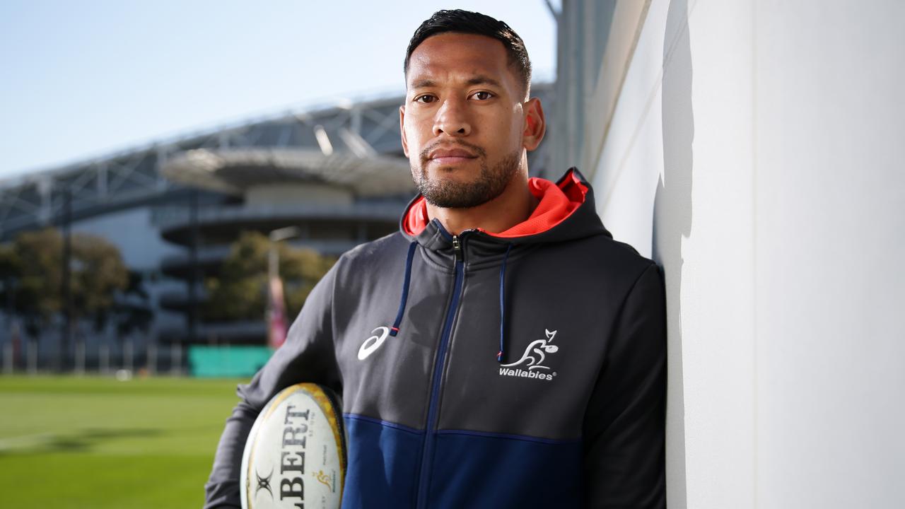 Wallaby fullback Israel Folau ahead of Saturday night’s Bledisloe Cup opener. Picture: Jonathan Ng