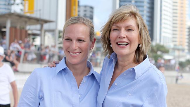 Zara Phillips and Katie Page-Harvey. Picture Mike Batterham