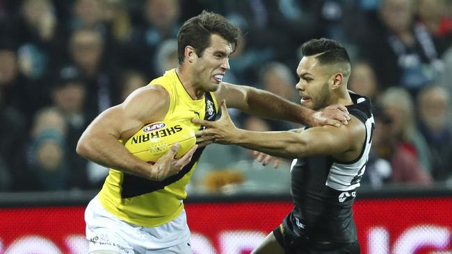 Alex Rance doesn’t know what the future holds for him. Picture: Sarah Reed