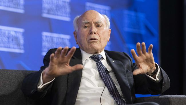 Former prime minister John Howard says there’s only so much Australia can do. Picture: NCA NewsWire / Gary Ramage