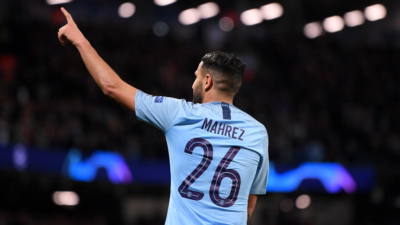 Riyad Mahrez is set to start after Leroy Sane’s injury.