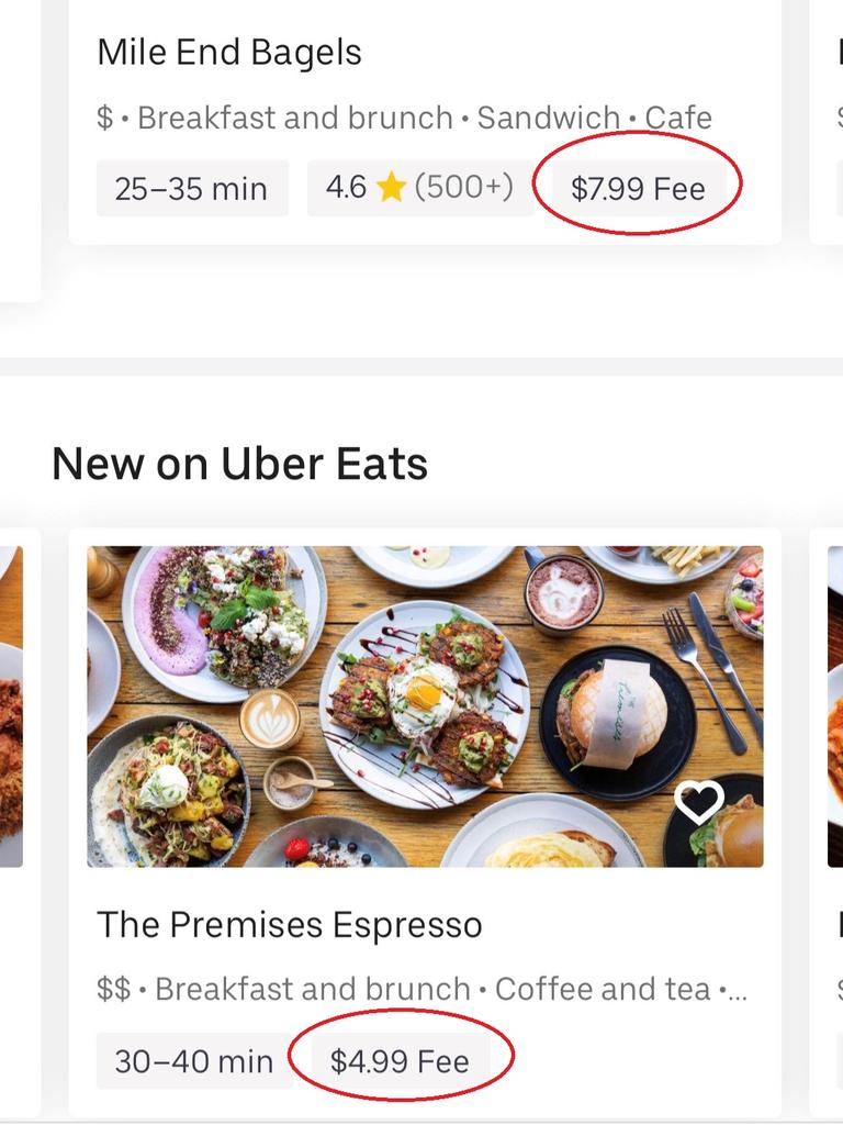 Uber Eats trialling new delivery fee, price model in Melbourne Herald Sun