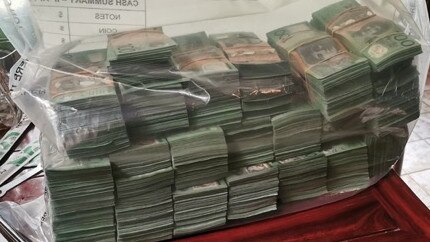 Photos of assets seized.