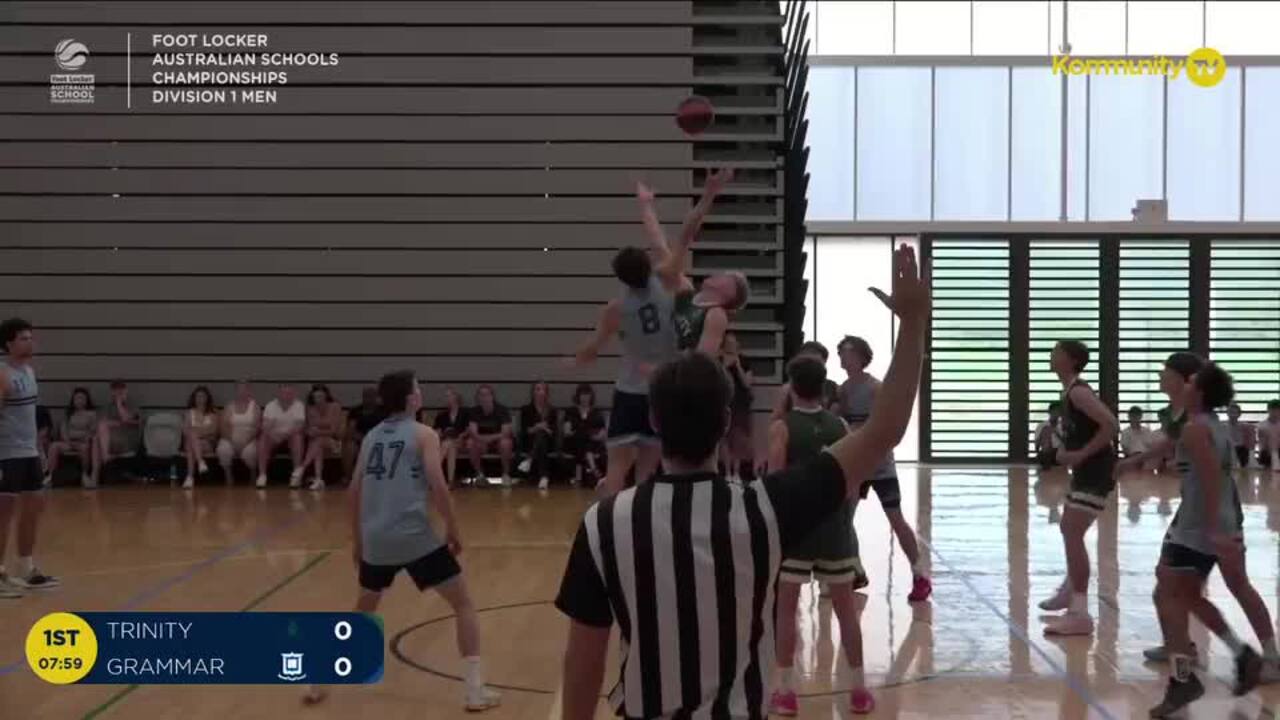 Replay: Trinity Grammar v Brisbane Grammar (U20 Men Div 1 QF) - 2024 Basketball Australia Schools Championships Day 4