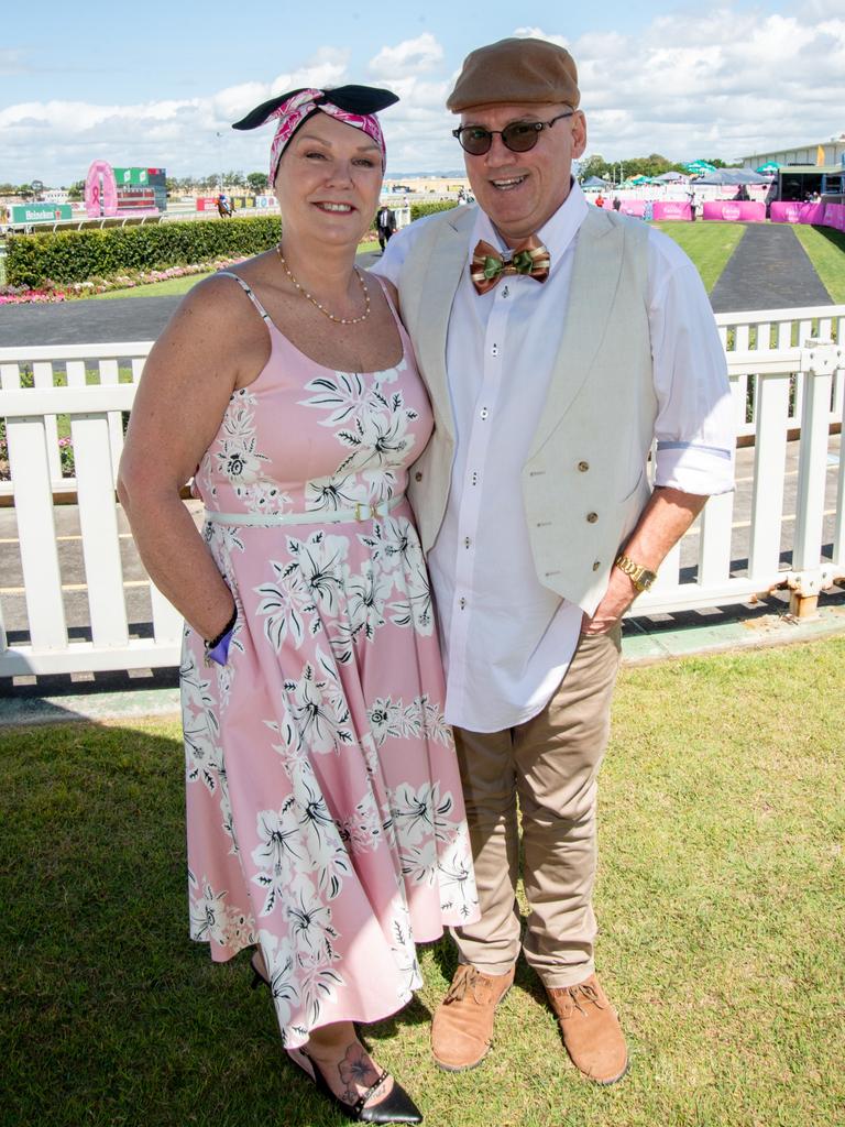 Kim Reily and Eliot Reily at The Dome Garden Party. Picture: Andrew Meadowcroft.