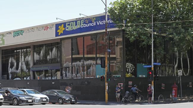 The former Cancer Council Building has become a magnet for graffiti and vandals.