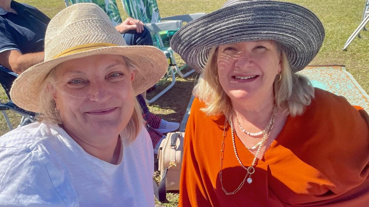 Julie Morris and Connie Glover at the Noosa Alive festival on Sunday July 30, 2023.