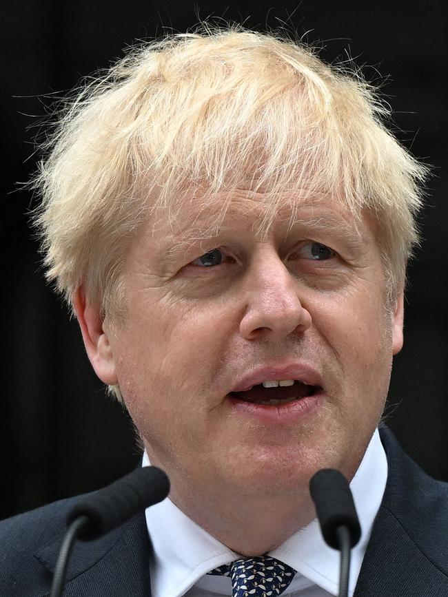 UK’s former Prime Minister Boris Johnson. Picture: AFP