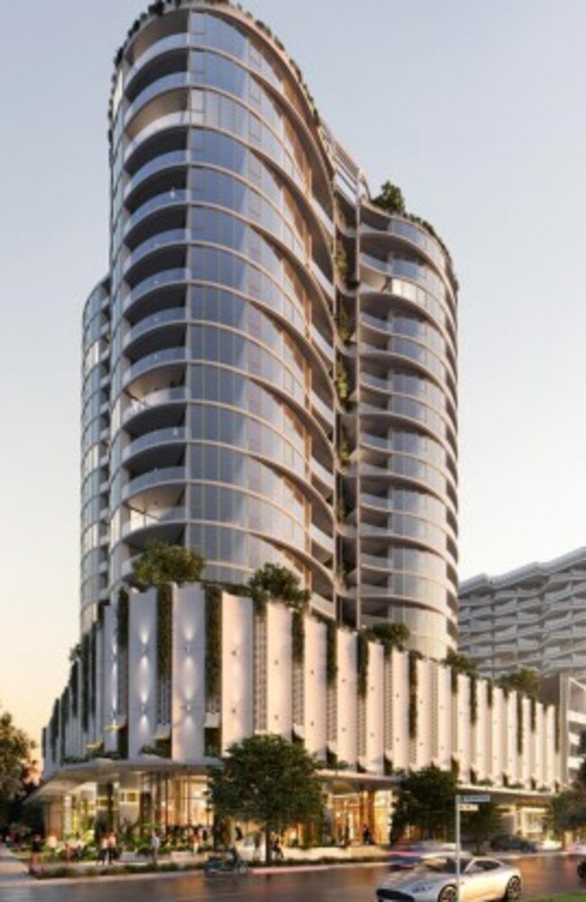 Artist impression of 'Nuage' a development from Sarazin at Woolloongabba.