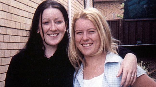 An undated photo of Kristy Childs with her sister Rachelle Childs, who was found murdered in June of 2001.