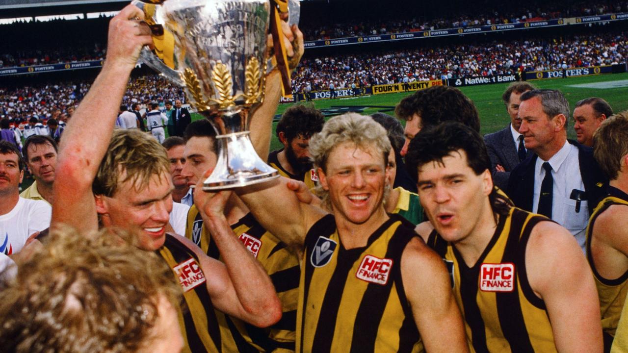 Dermott Brereton was one of Hawthorn’s biggest stars in the 1980s and 90s.