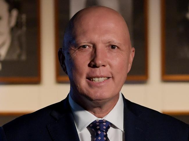 CANBERRA, AUSTRALIA - NewsWire Photos - May 30 2022: New Liberal Party leader Peter Dutton poses for photographs at Parliament House in Canberra. Picture: NCA NewsWire / Tracey Nearmy