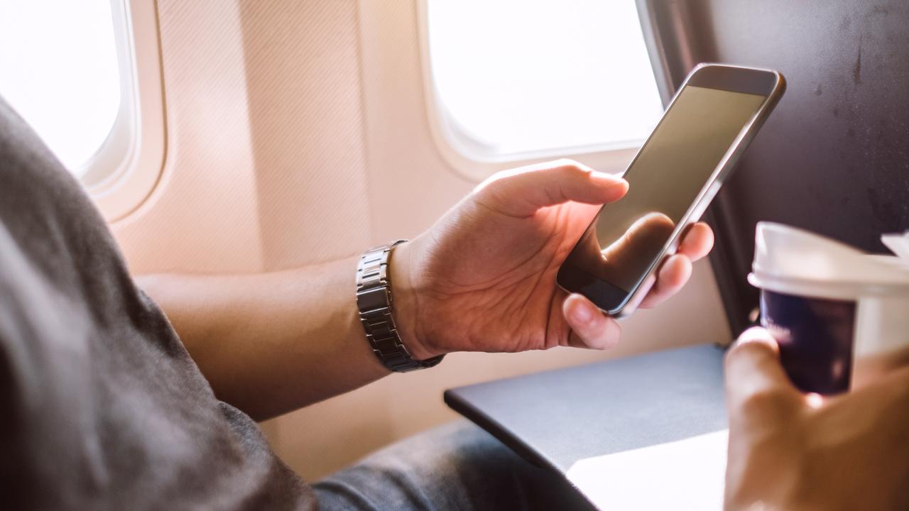 The dodgy Wi-Fi hot-spot name spooked the flight crew.