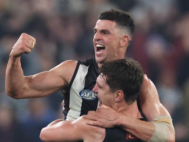 Scott Pendlebury won’t play against the Demons. (Photo by Daniel Pockett/Getty Images)