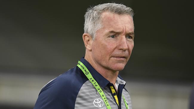 Kevin Walters refused to answer questions about Paul Green’s appointment as Queensland Origin coach. Picture: Ian Hitchcock/Getty Images