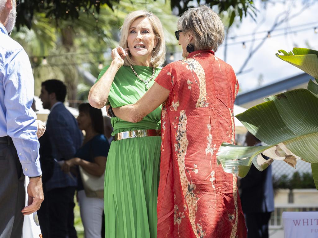 Kay McGrath at the farewell of her fiance Richard Moore. Picture: Richard Walker