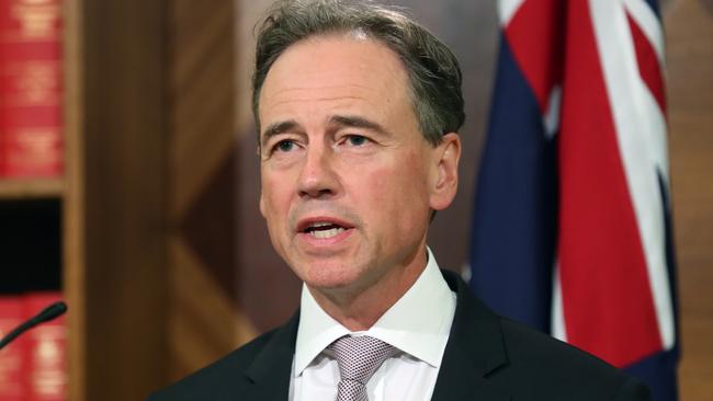 Health Minister Greg Hunt said mental health initiatives needed to reach people before they attempted self harm. Picture: NCA NewsWire / David Crosling