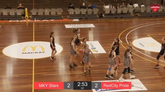 Replay: Queensland Basketball – U14 Girls Championship (Div 3 – Mackay Stars v RedCity Pride)