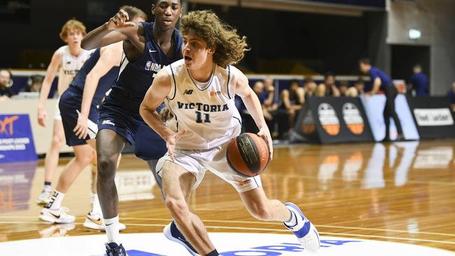 Victoria's Tiernan Stynes, son of AFL legend Jim Stynes, has impressed at the Under-20 National Championships in Geelong. Picture: Sports in Focus