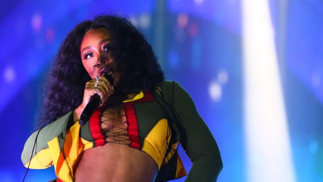 SZA has announced her April tour dates for Australia and New Zealand. Picture: Nipah Dennis / AFP