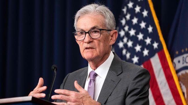 US Federal Reserve Chairman Jerome Powell. (Photo by ROBERTO SCHMIDT / AFP)