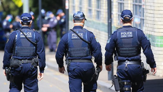 Sources claim more than 2500 NSW Police officers have applied to be paid out of the force. Picture: NCA NewsWire Christian Gilles