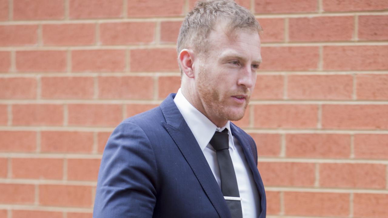 Daniel Connors leaves Echuca Magistrates Court in 2016.