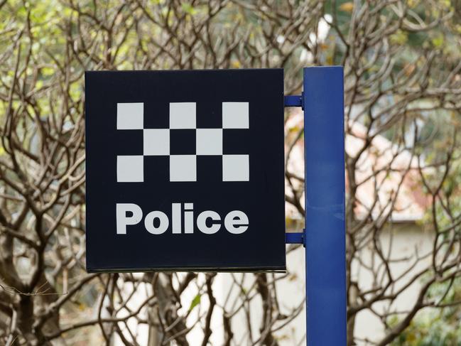 SYDNEY, AUSTRALIA - NewsWire Photos, September 7, 2024. GENERIC. Police sign outside Surry Hills Police Station. Picture: NewsWire / Max Mason-Hubers