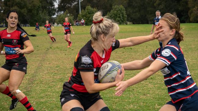 Kass Scarlett in action during her season with Northern Suburbs. Pic: Supplied