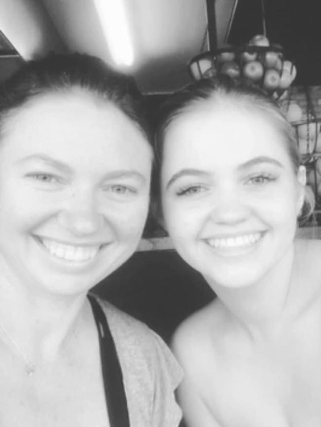 Mackenzie Anderson with mum Tabitha Acret. Picture: Instagram