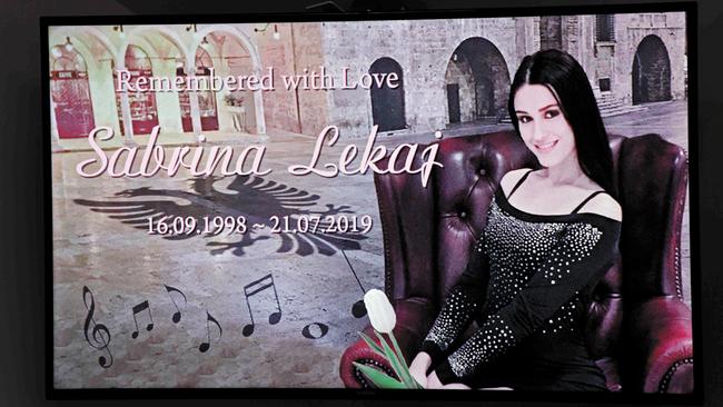 Remembered with love: Sabrina Lekaj, 1998-2019.