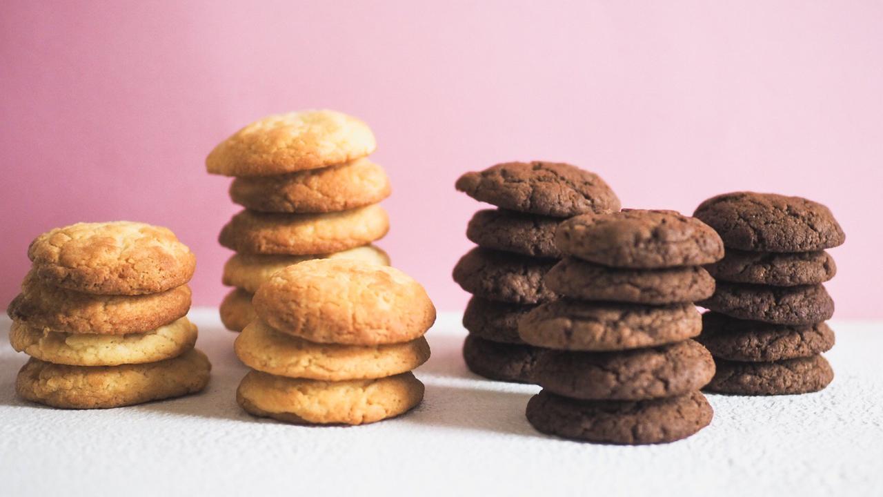 “A little hack to making super quick cookies that are bloody delicious”. This $2.50 cookie recipe will make beautiful Christmas gifts when wrapped. Picture: Fat Mum Slim